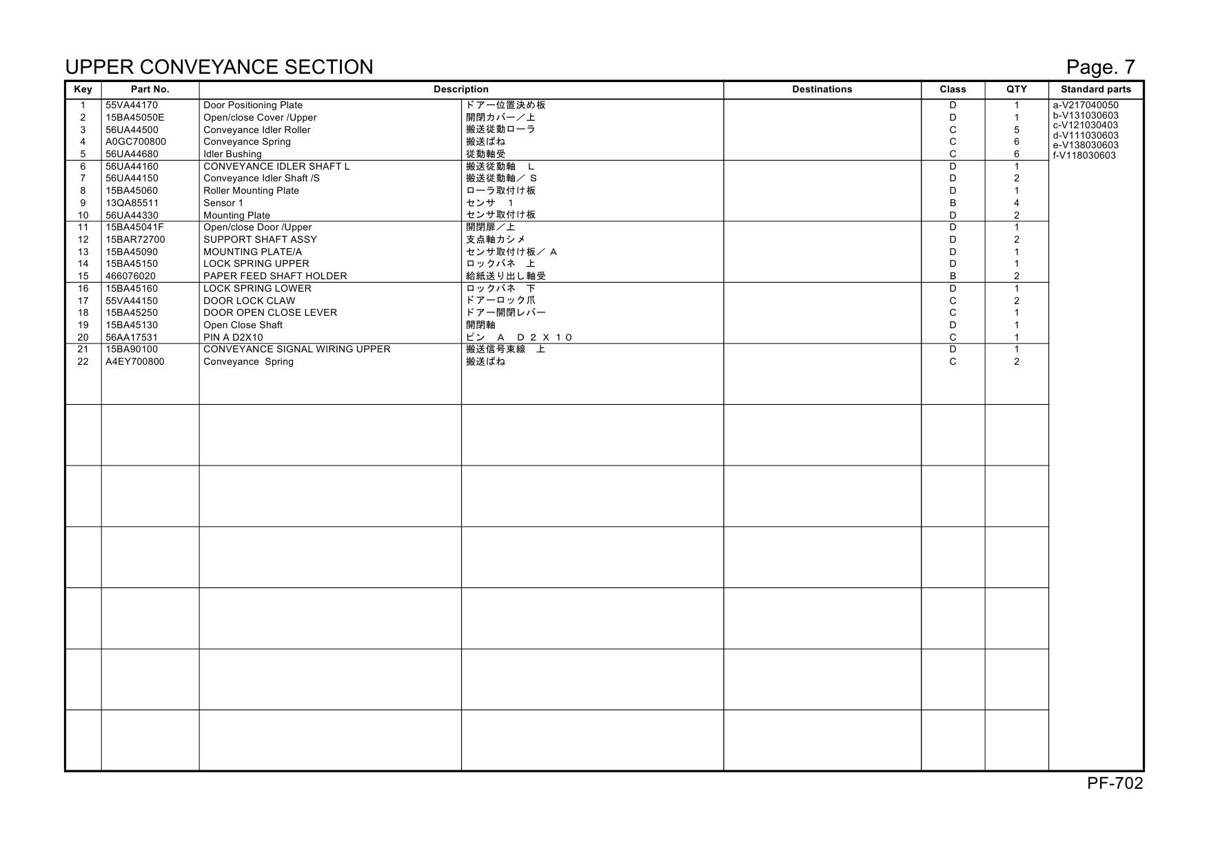 Konica-Minolta Options PF-702 A0GC Parts Manual-6